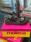 Sandália Moleca Flatform Preta