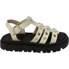 Sandália Moleca Papete Feminina Flatform Macia e Estilosa