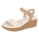 Sandalia Moleca Plataforma Anabela Casual Sandalia Moleca Plataforma Anabela Casual