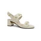 Sandália Moleca Salto Bloco 5496.119 Branco Off