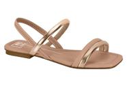 Sandália Moleca Tira Napa Confort Shine Casual Multicores Feminino Adulto - Ref 5462.111