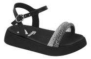 Sandalia Molekinha Papete Infantil Brilhante 2733.101