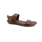 Sandália New Face Conforto De Couro 22721 Marrom