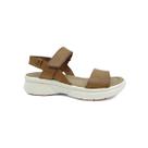 Sandalia New Face Conforto De Couro 24202 Ambar