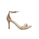 Sandália Off White Werner Salto Médio Fino 08cm Sandália Off White Werner Salto Médio Fino 08cm