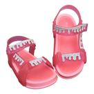 Sandália pampili sun glee rosa/branco pvc 705001