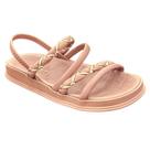 Sandália Papate Flatform Casual Feminino Moleca 5556110 Nude