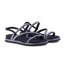 Sandalia Papete com Brilho Strass Ipê Mulato Cristal Black 200