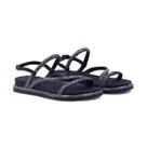 Sandalia Papete com Brilho Strass Ipê Mulato Diamond Black 200