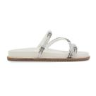 Sandalia Papete Feminina Ana Laura Branca Off White - 23993
