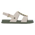 Sandalia Papete Feminina Borracha Zaxy Glam Argolas 19222