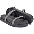 Sandália Papete Feminina Chinelo Brilho Strip Sandália Papete Feminina Chinelo Brilho Strip