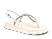 Sandália Papete Feminina Dakota Flatform Strass Brilhos Y6241