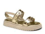 Sandalia Papete Feminina Dakota Namaste Dourado Ref: Y8131