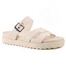 Sandália papete feminino akazzo original slide chinelo