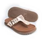 Sandália Papete Feminino Casual Fivela Calce Fácil Leve Moda Confortável