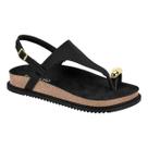 Sandália Papete Flatform Casual Feminino Beira Rio 8524109 Preto