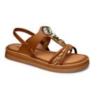 Sandalia Papete Flatform Feminina Mississipi Moda Casual Pedras Ref: J0221