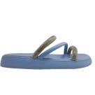 Sandália Papete Moleca 5469.121 Flatform com Brilho e Conforto