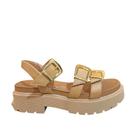 Sandália Papete Vizzano Feminina Plataforma 6499.121 Areia