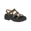 Sandália Papete Vizzano Fisher Spikes Flatform Tratorada