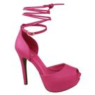 Sandália Peep Toe Salto Fino Feminina Bebece T8911-065