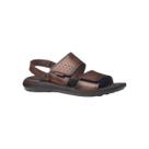 Sandália pegada masculina 133154 couro pinhao