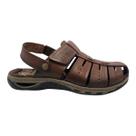 Sandalia Pegada Masculina Couro Marrom Pinhão 131676-01 Amortech Original - Sandalia Pegada Masculina Couro Marrom Pinhão 131676-01 Amortech Original -