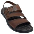 Sandália Pegada Masculino Couro Anilina 3 Tiras Elásticas Sandália Pegada Masculino Couro Anilina 3 Tiras Elásticas