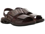 Sandália Pegada Sense Masculina Marrom Escuro