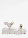 Sandália Petite Jolie Wish Nuvem Slide Original White PJ7583