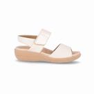 Sandália Piccadilly Fascite Anabela Médio Off White 239016-1 Sandália Piccadilly Fascite Anabela Médio Off White 239016-1
