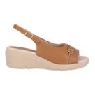 Sandália Piccadilly Slingback Anabela 540409 - Feminino