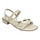 Sandália Piccadilly Taila Salto Baixo 590071 Off White Sandália Piccadilly Taila Salto Baixo 590071 Off White