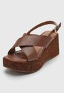 Sandalia Plataforma Anabela Vizzano 6559.101 - 38 - Mocca