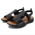 Sandalia Plataforma Couro Usaflex Ah0108
