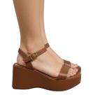 Sandália Plataforma Estilo Anabela Feminina Vizzano 6559103