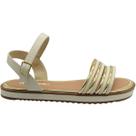 Sandália Plataforma Moleca Tiras Glamurosas Feminina Sandália Plataforma Moleca Tiras Glamurosas Feminina