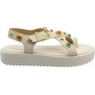 Sandália Plataforma Moleca Turim Tiras Com Apliques Feminina Sandália Plataforma Moleca Turim Tiras Com Apliques Feminina
