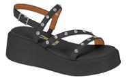 Sandalia Plataforma Vizzano Feminino Anabela Salto Medio