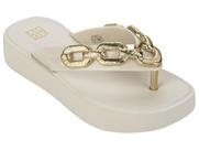 Sandália Preto Chain Zaxy