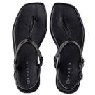 Sandália Ramarim Tira Meia Cana Preto - Feminino Sandália Ramarim Tira Meia Cana Preto - Feminino