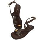 Sandalia Raquel Café Miss Shoes
