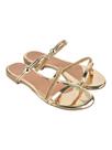 Sandália Rasteira Ajustavel com Strass Elegancia e Praticidade Sandália Rasteira Ajustavel com Strass Elegancia e Praticidade