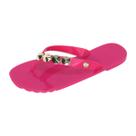 Sandália Rasteira Chinelo Adulto Round Spikes
