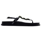 Sandália Rasteira Feminina Brizza Z19114 Preto