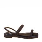 Sandalia Rasteira Feminina Flat Lumicolor Preto Glitter Brilhos