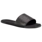 Sandália Rasteira Feminina Flat Slide Strass Moleca