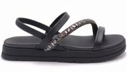 Sandália Rasteira Feminina Flatform Moleca 5490.104