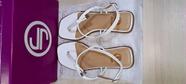 Sandalia rasteira feminina lacertus branco jamar